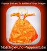 Modepuppen Kleidung, Prinzessinnen Kleid, Ball Kleid, in sonnengelb für 30 cm Puppen