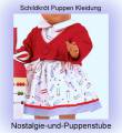 Schildkröt Puppen Kleid mit Strickjacke Schulmädchen Kleid für 46 cm Puppen