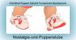 Puppenschuhe 9 cm lang