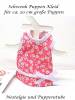 Puppen Kleidung Kleid Sommerkleid rosa f&uuml;r 20 - 22 cm Puppen 109r