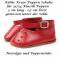Puppen Kleidung Schuhe Lederschuhe rot...