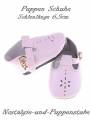 Puppenschuhe 6 cm lang
