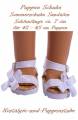 Puppenschuhe 7 cm lang