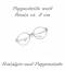 Puppenzubehör Puppen Brille weiß 8 cm...