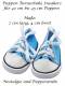 Puppen Turnschuhe blau Chucks Sportschuhe...