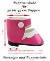 Puppenschuhe 6 cm lang
