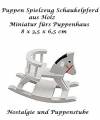 Puppen Haus Möbel Miniaturen Holz Schaukelpferd Puppen Spielzeug, 349