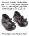 Puppen Schuhe Lackschuhe schwarz Klettverschluß...