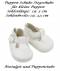 Puppen Schuhe Stegschuhe weiß für kleine...