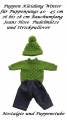 Puppen Kleidung Winter Pullover Hose Mütze für ca. 40 cm Puppenjungs, Nr. 321