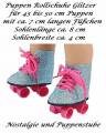 Puppenschuhe 8 cm lang