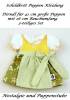 Puppen Kleid Dirndl in Grün Trachtenkleidung für 41 cm Puppen Schildkröt, Nr. 41931