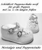 Puppen Schuhe weiss 11 cm für große Puppen Künstler Puppen Schildkröt, 70185