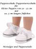 Puppen Turnschuhe Sneakers weiß für kleine Puppen mit ca 5 cm Füßchen, Nr. 2581
