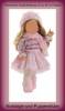 Puppen Kleidung rosa Winterkleidung mit Stulpen 42 cm Puppen Paola Reina 56062