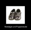 Puppen Schuhe f&uuml;r gro&szlig;e Puppen Ballerinas mit Schleife Sohlenl&auml;nge13 cm Schildkr&ouml;t 65189
